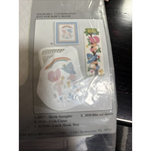 CM Columbia Minerva Cross Stitch Sugar and Spice Crib Cover 1983 unopened - Picture 4 of 4